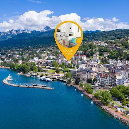 Apt Renove A 2 Min A Pied Du Lac - Wifi Gratuit Évian-les-Bains Exterior foto